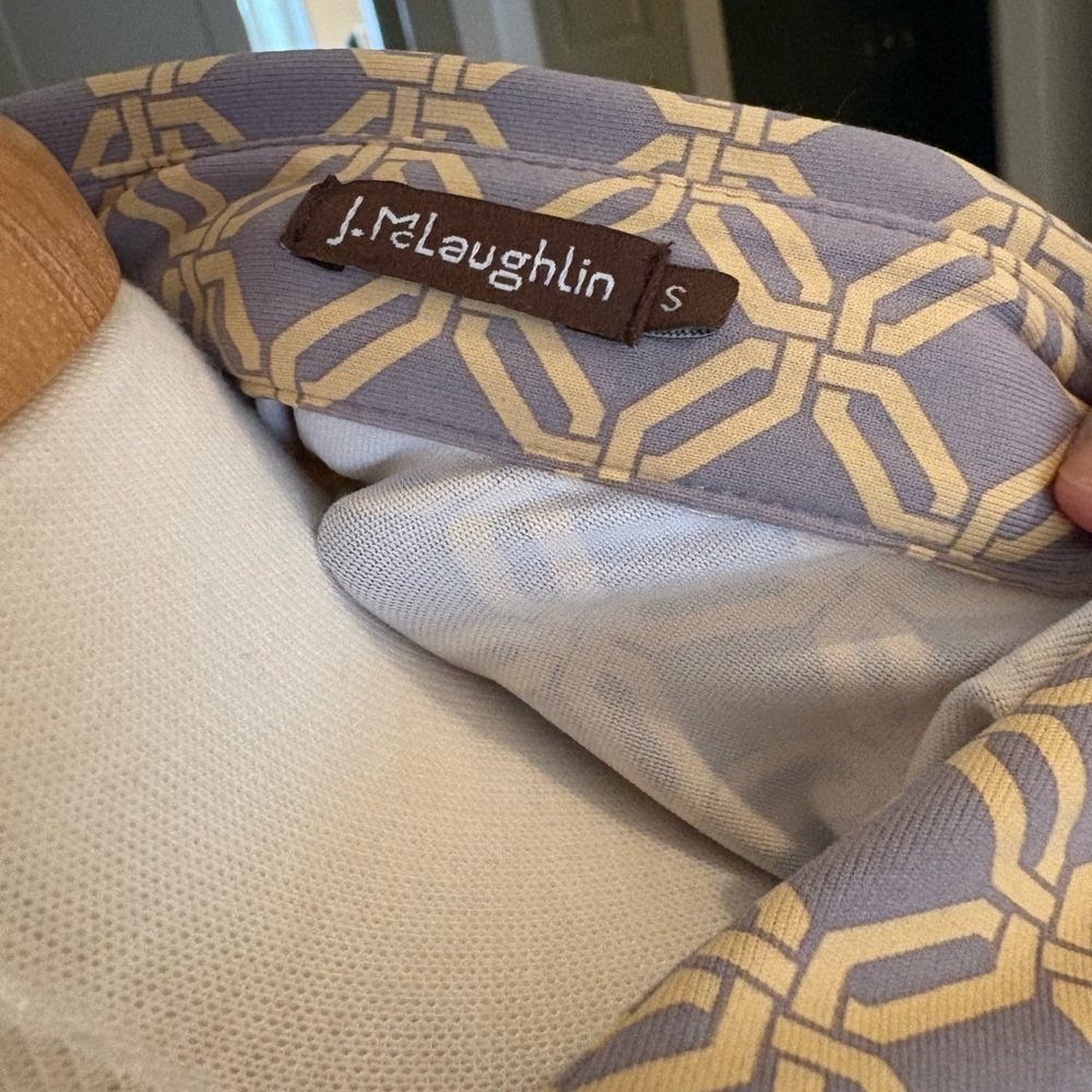 J. Mclaughlin Geometric Patterned Shirt Dress - S - image 3